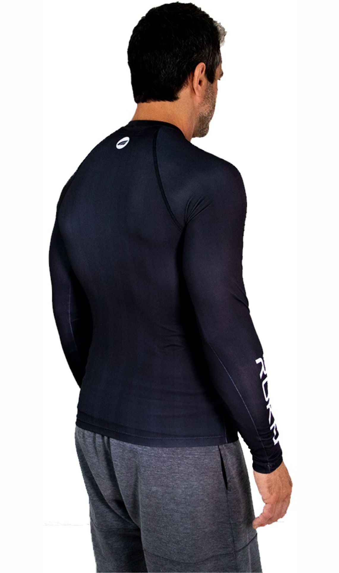 RASHGUARD ROKN TYPE LONG SLEEVE BLACK