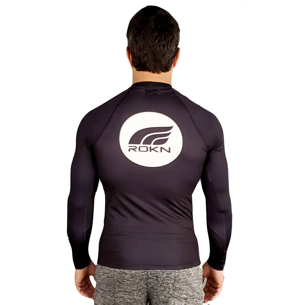 RASHGUARD ROKN SWAVE LONG SLEEVE BLACK