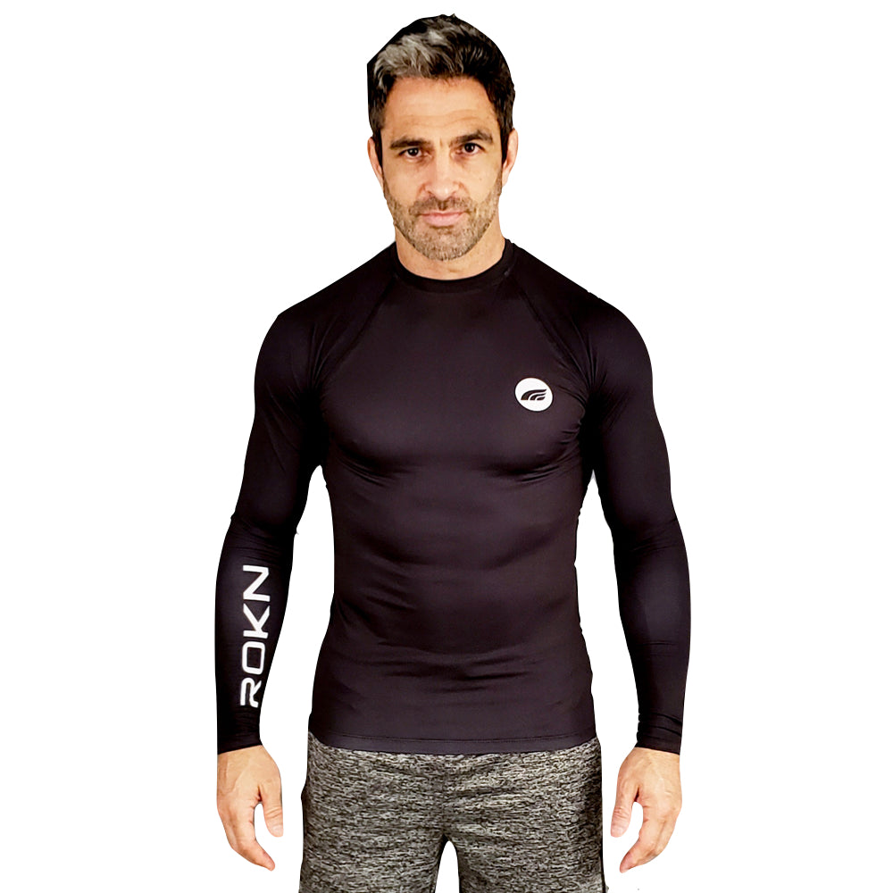 RASHGUARD ROKN SWAVE LONG SLEEVE BLACK